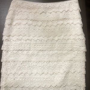 Lace Pencil Skirt